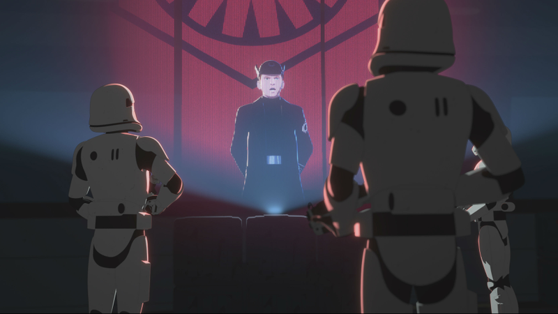 It was so interesting to see a scene from The Force Awakens turned into animation.